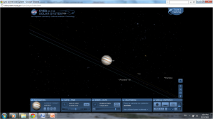 Screen shot, Eyes on the Solar System, Jupiter and its moons