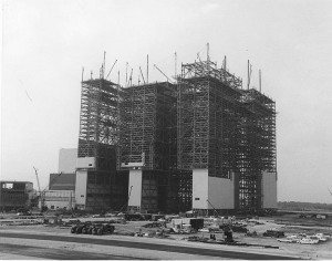 VAB under construction, c. 1965. Image credit: NASA