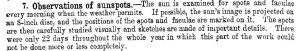 Excerpt from Kodaikanal and Madras Observatories report for the year 1904.